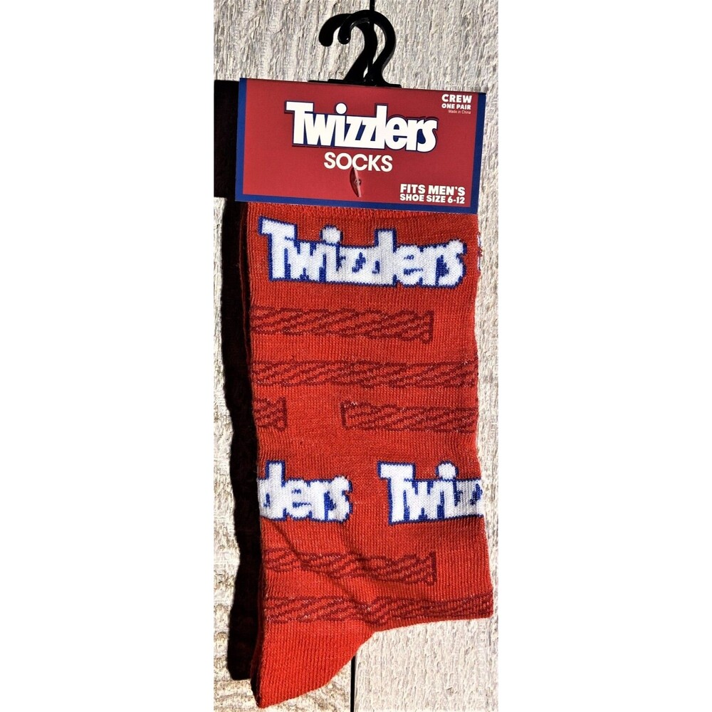 Twizzler Novelty Crew Socks - Men’s Size 6-12 - D007